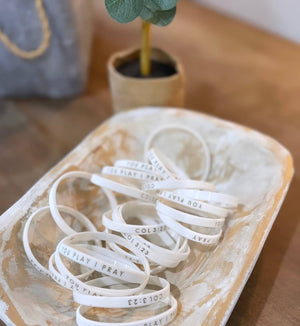  Team Spirit Bracelets | Christian Gameday Gift | Sport Mom: Black/gold / Adult