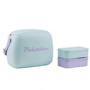 Polarbox Cooler Bag Summer Sky Blue-Lilac: Sky Blue - Lilac / 6qts