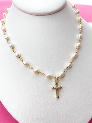 Jacee Cross Necklace