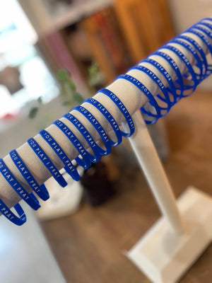  Team Spirit Bracelets | Christian Gameday Gift | Sport Mom: Black/gold / Adult